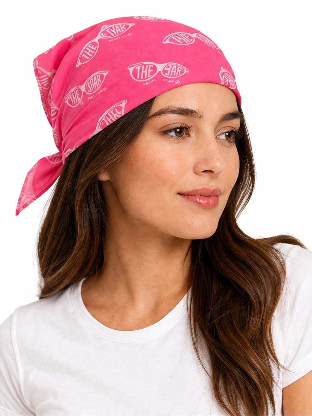 Pink Ethel Bandana Scarf - Women - Picture 2 of 5